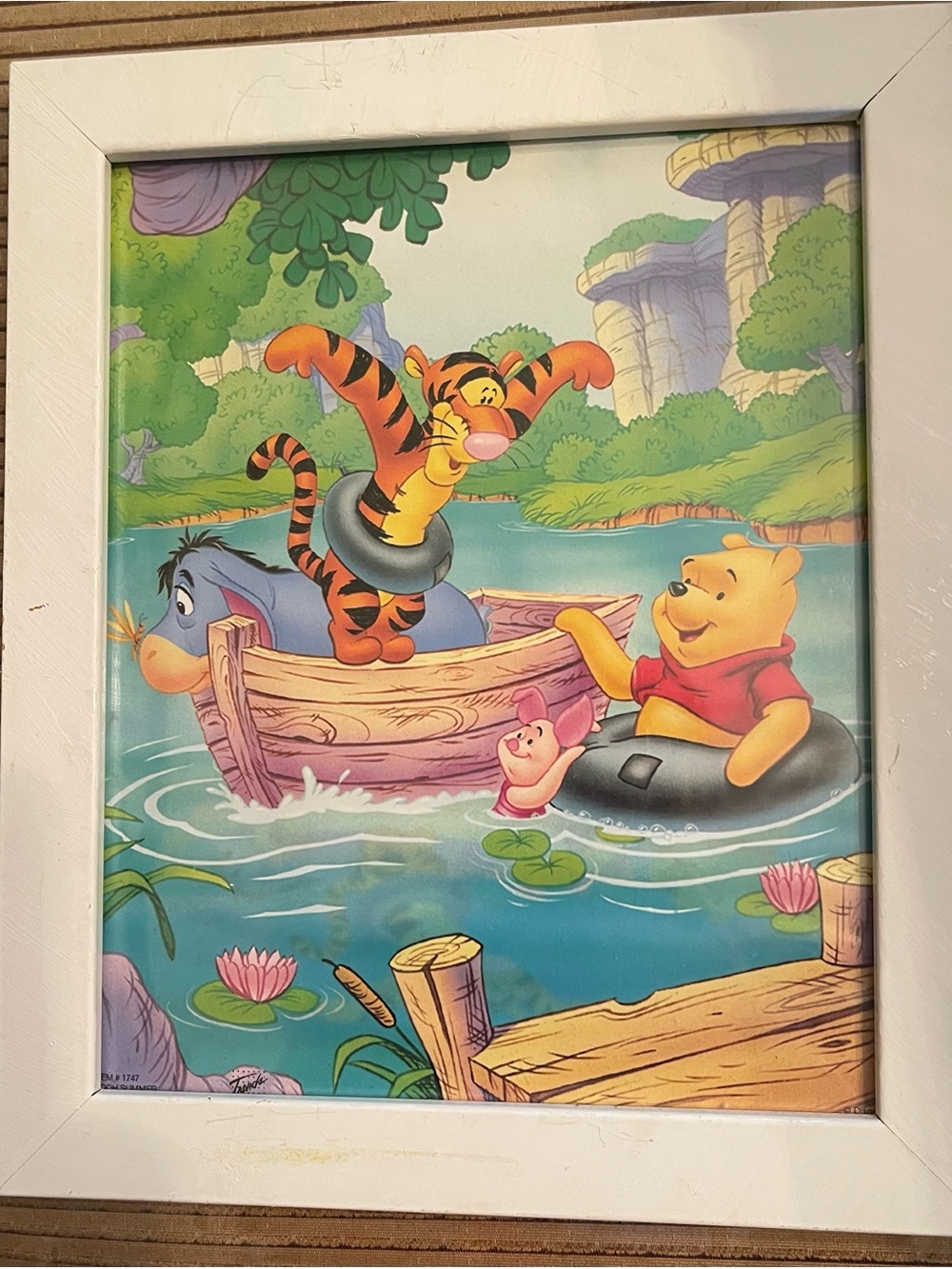 Winnie the Pooh Friends Framed Wall Art - Multi-Color